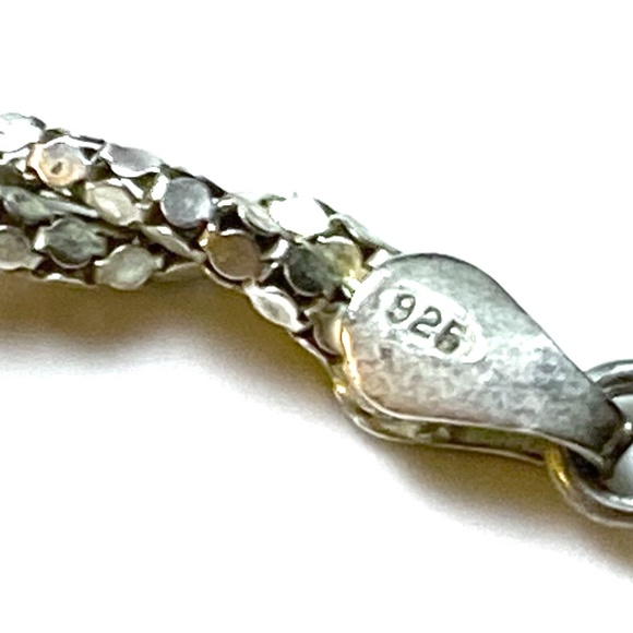 Sterling Silver Sparking Facets Rope Chain - Picture 5 of 5